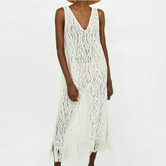 Zara TRAFALUC Lace Dress - Picture 2 of 8